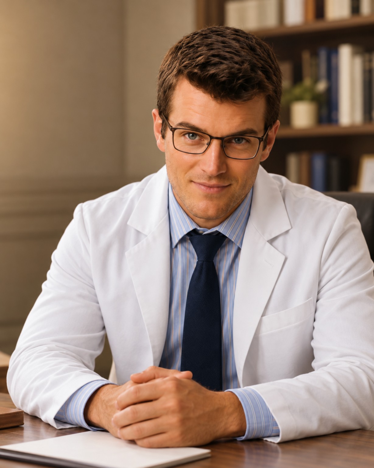Portrait of the Clinical Director of Absurd Health